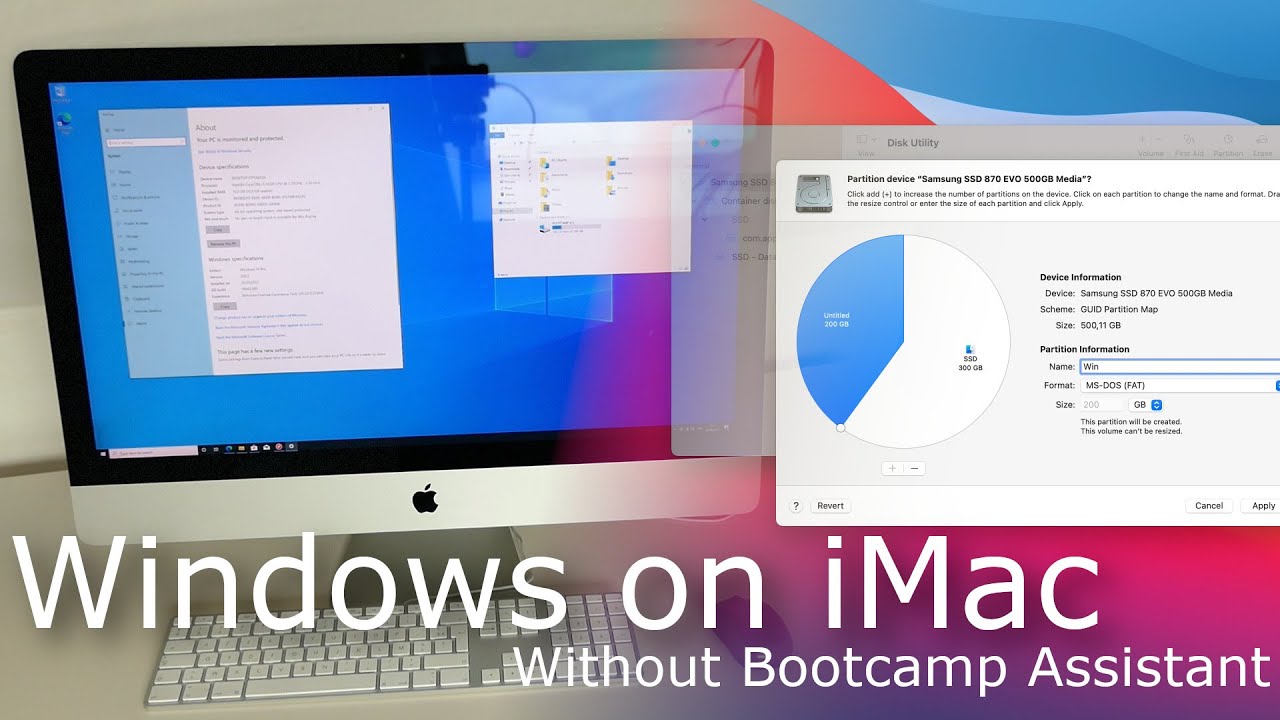 bootcamp a mac for windows without a usb drive